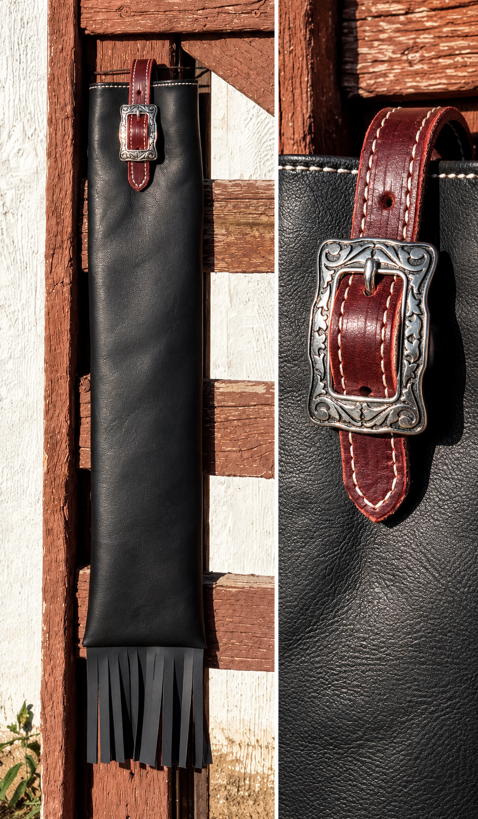 Leather tail bag