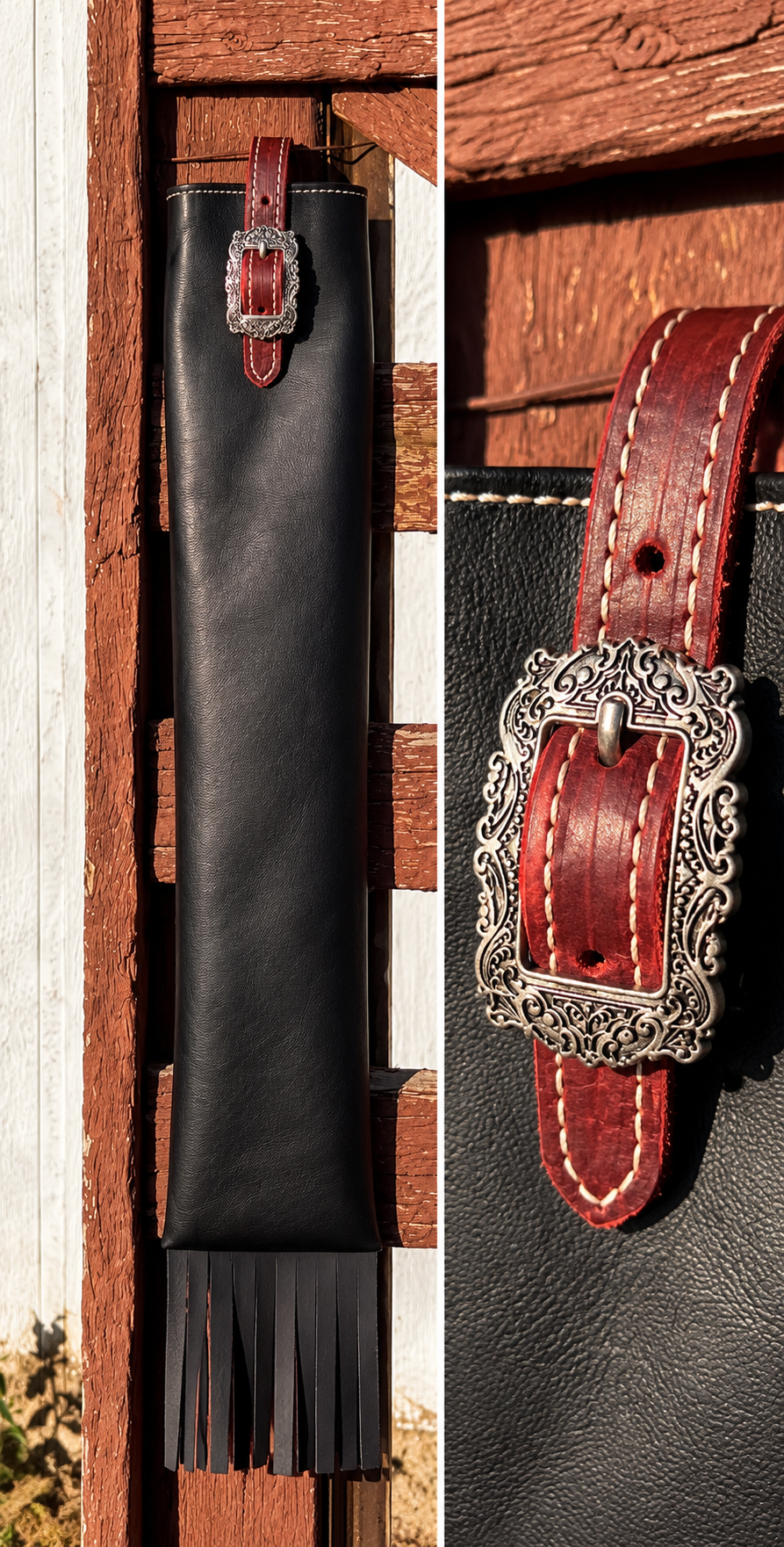 Leather tail bag