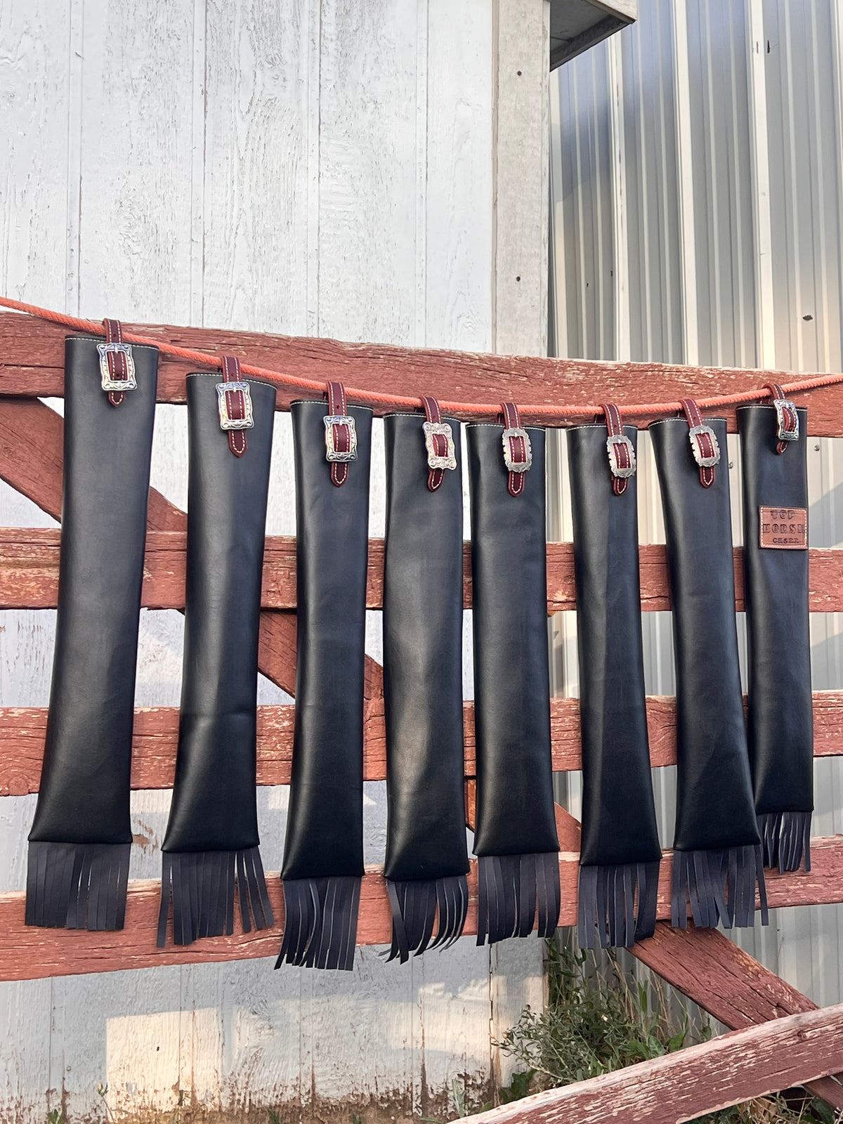 Made to order leather tail bags