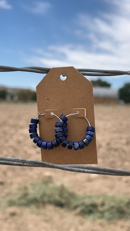 Lapis hoops